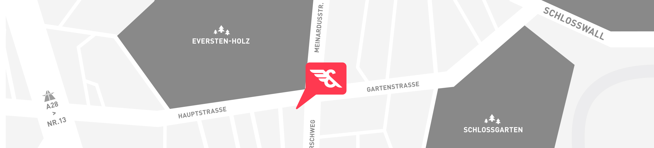 Standort von Engel und Helden Werbeagentur in Oldenburg